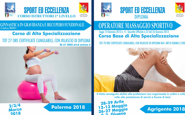 Scopri di più sull'articolo Ginnastica in gravidanza e Massaggio sportivo: i nuovi corsi in Sicilia