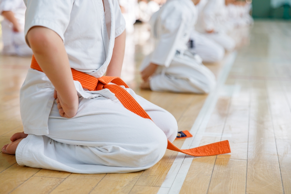 Karate,Students,Train,In,The,Martial,Arts,Hall